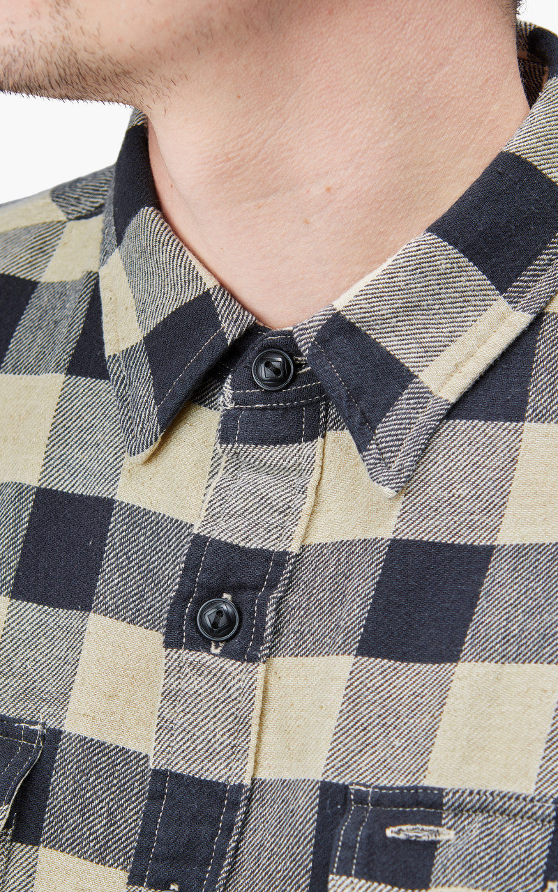 RRL Matlock Western Shirt Black/Cream