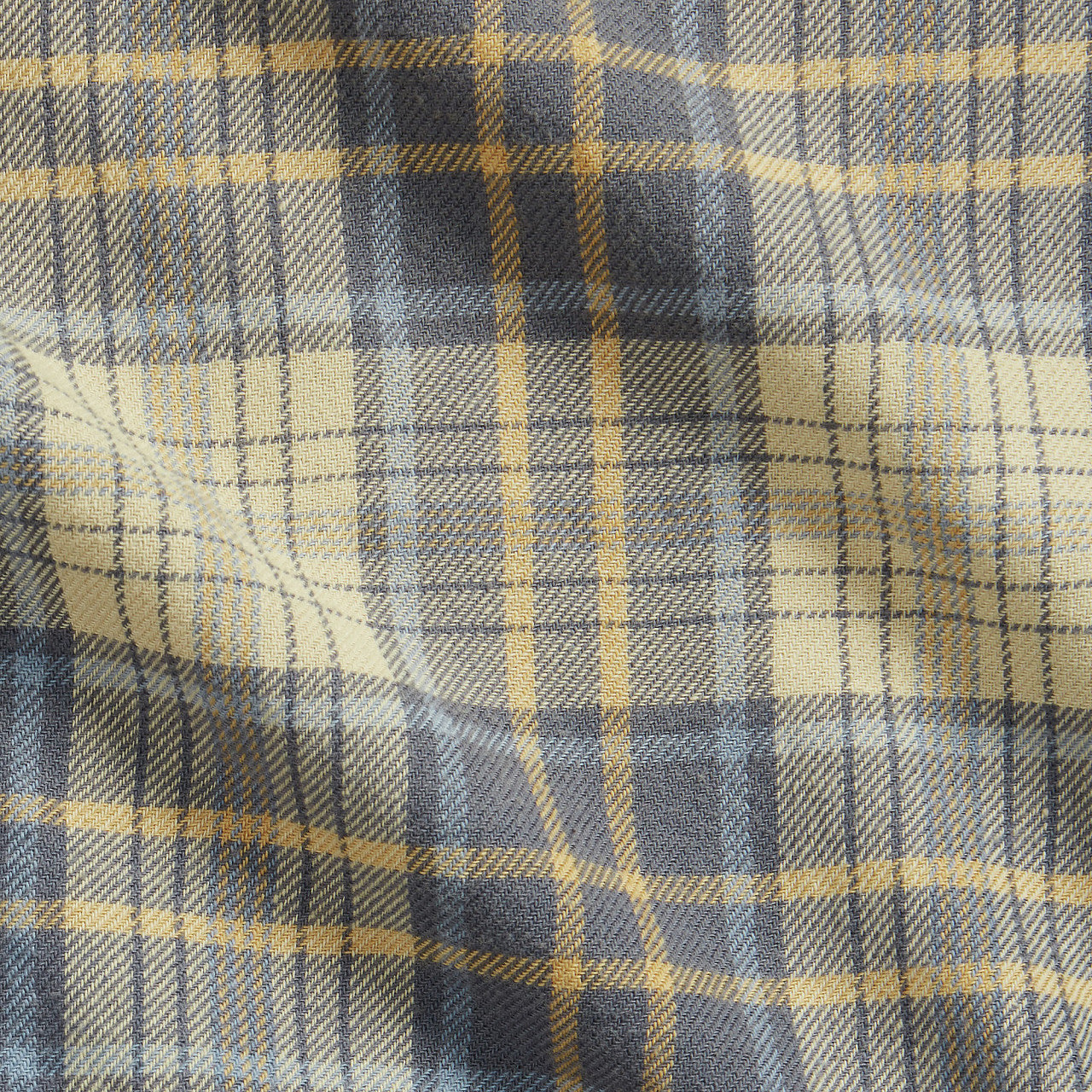 RRL Matlock Western Shirt Faded Blue/Yellow