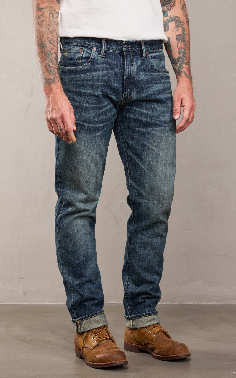RRL Slim Fit Jean Belgrade Wash