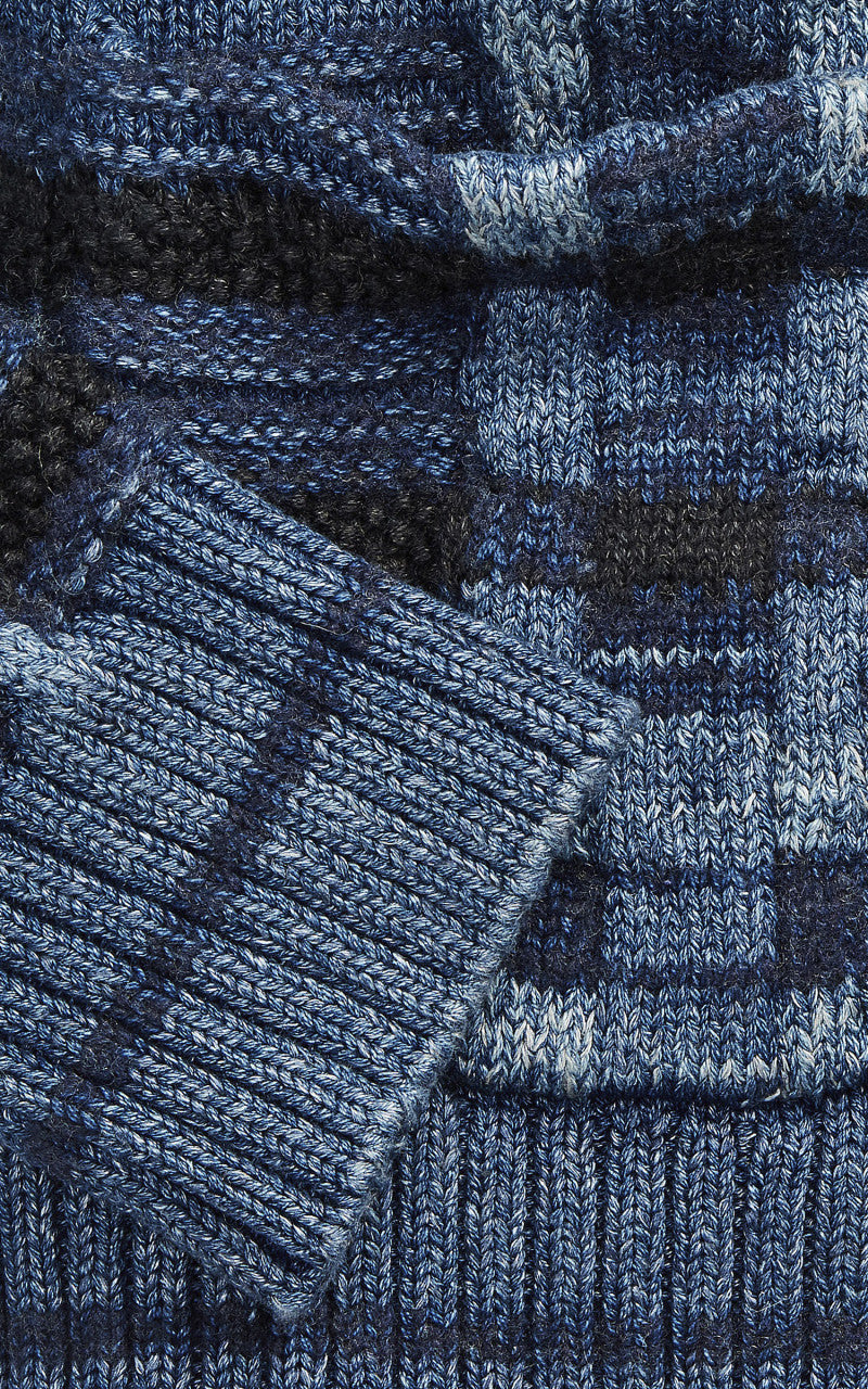 RRL Full Zip Cardigan Indigo