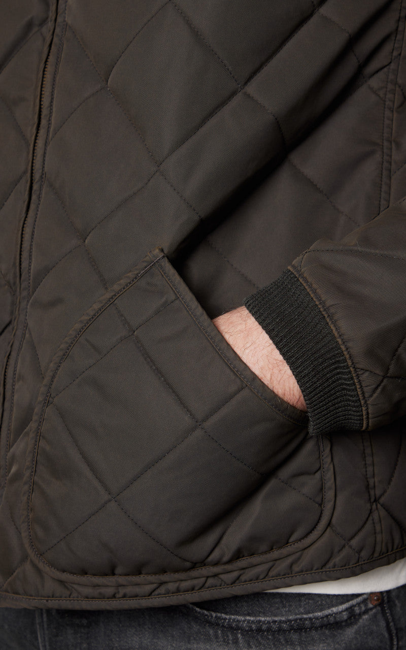 RRL Benton Lined Bomber Jacket Vintage Black