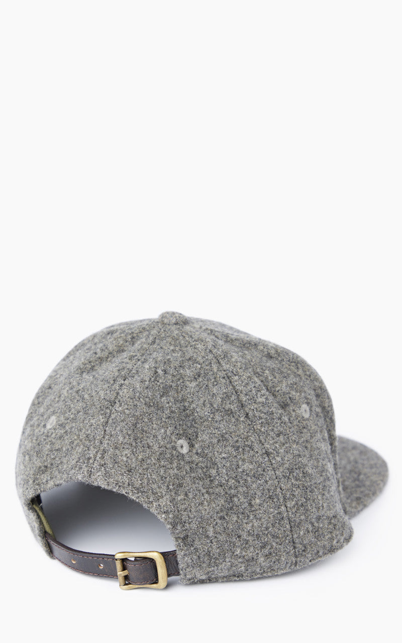 RRL Winged-Logo Baseball Cap Wool Grey