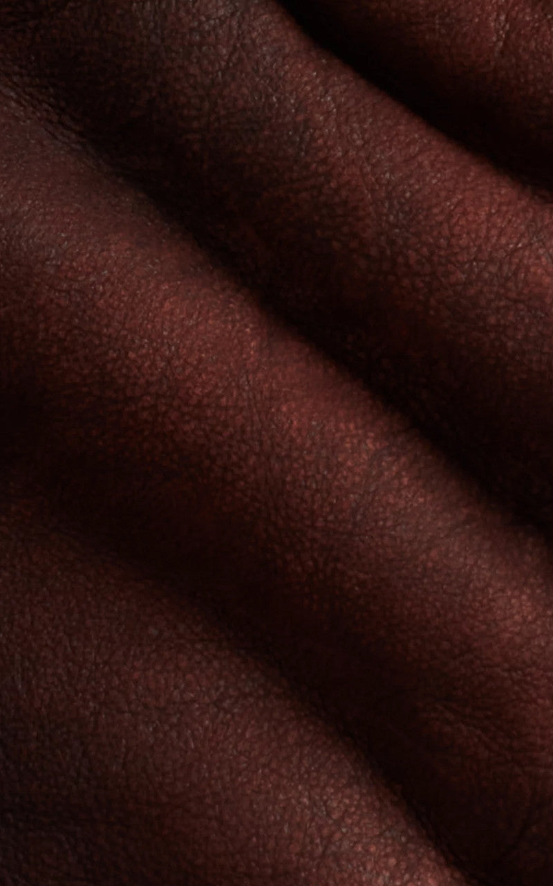 RRL Two-Tone Shearling Gilet Brown