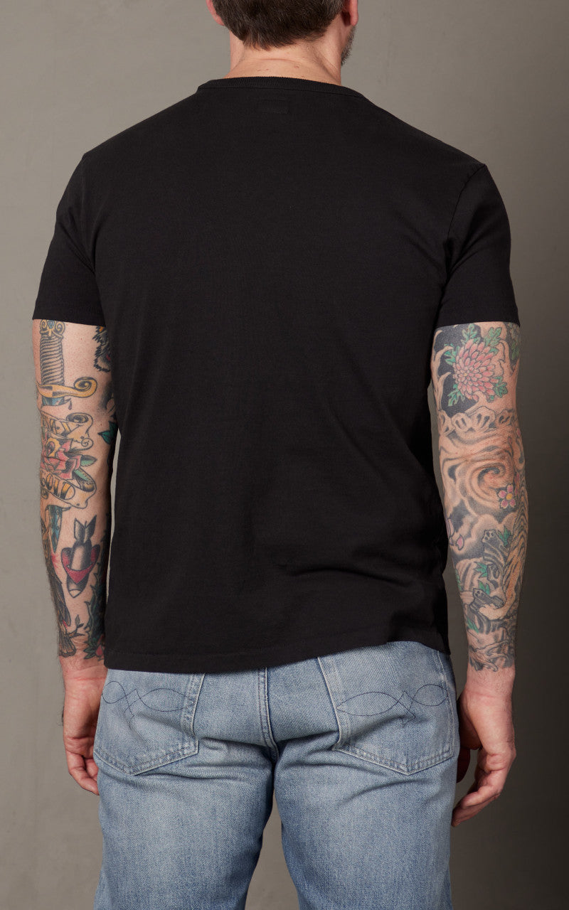 RRL 2-Pack Garment-Dyed Pocket Tees Black