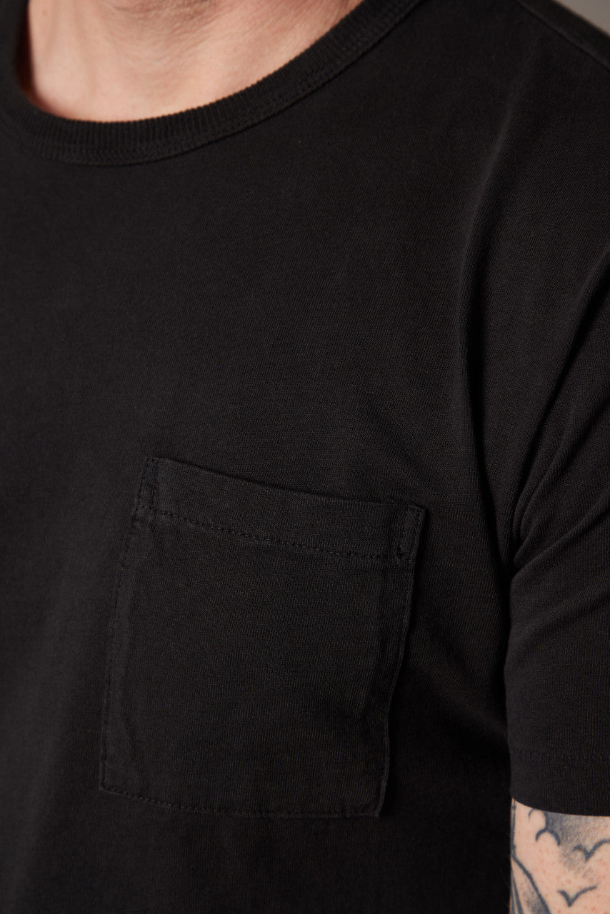 RRL 2-Pack Garment-Dyed Pocket Tees Black