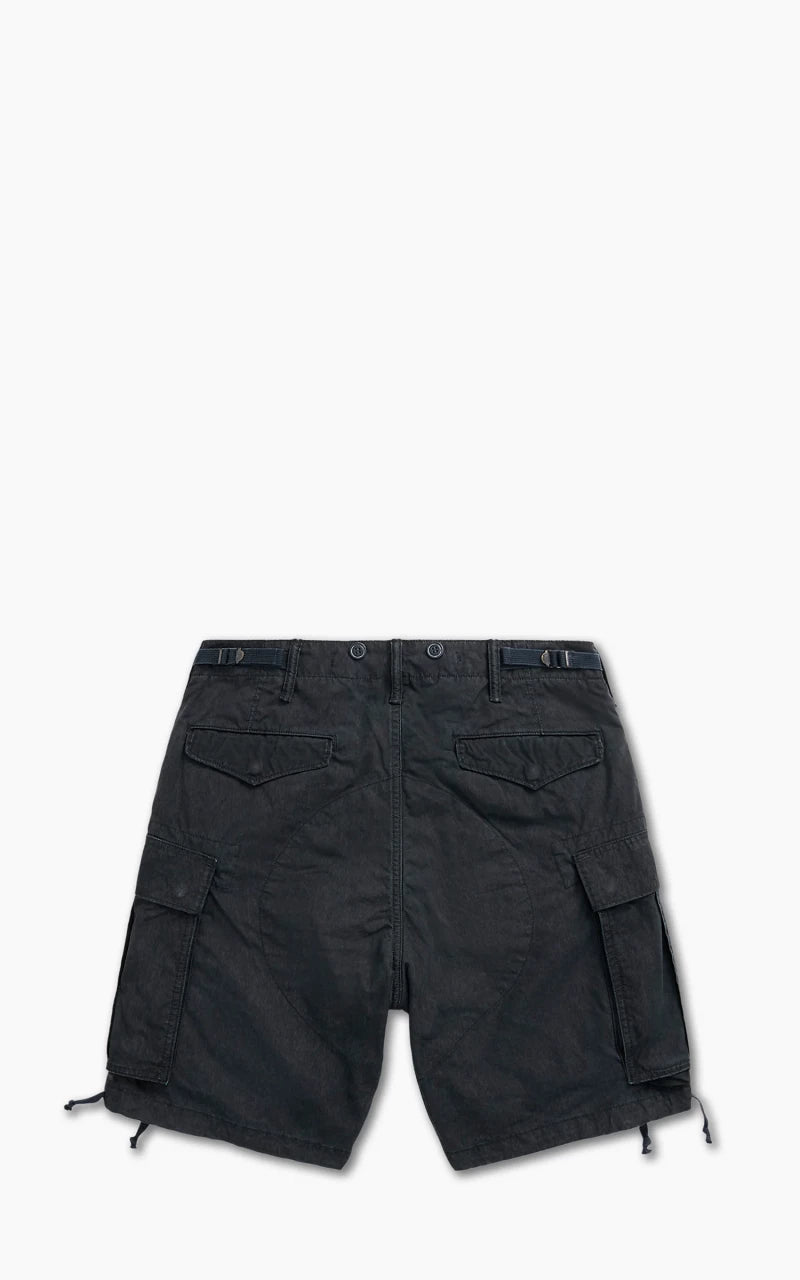RRL Regiment Poplin Cargo Short Black