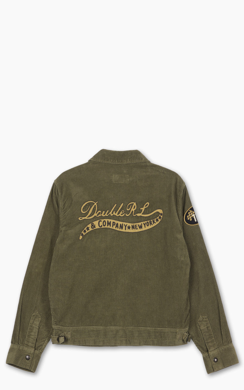 RRL Embroidered Corduroy Jacket Olive
