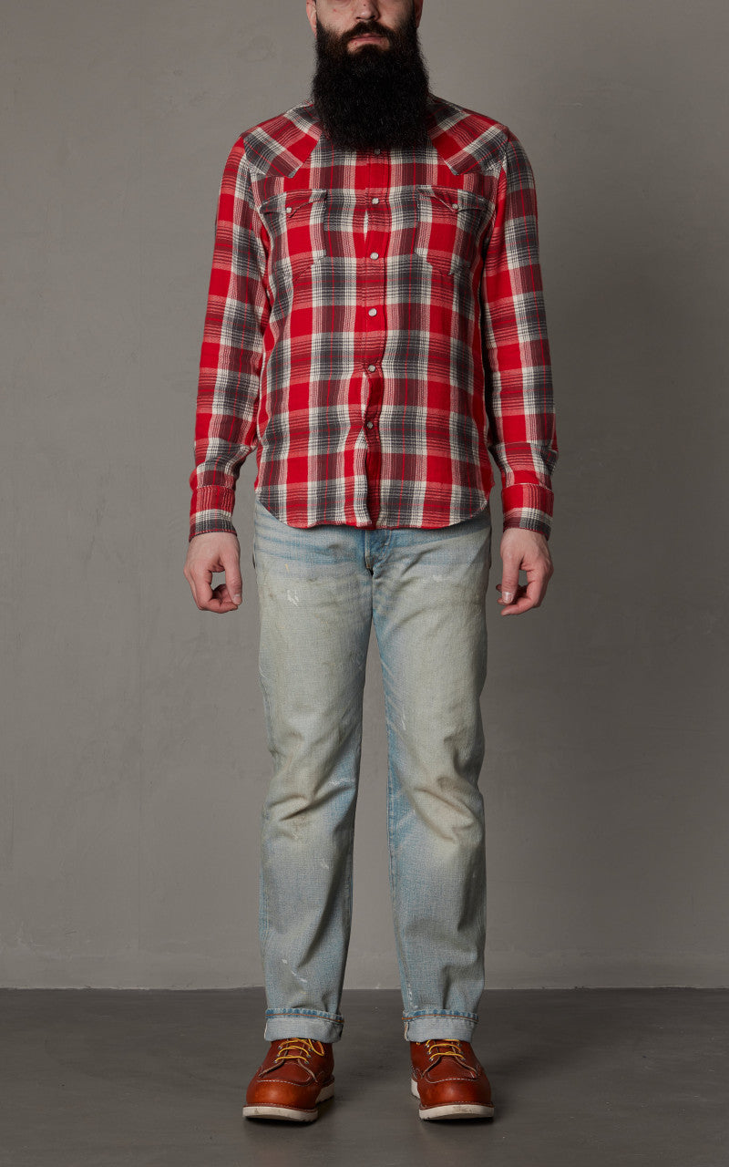 RRL Straight Fit Selvedge Jean Camden Wash