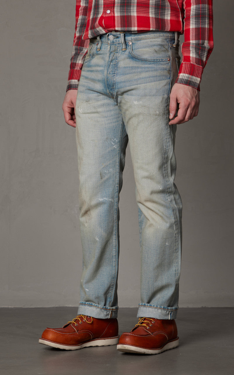 RRL Straight Fit Selvedge Jean Camden Wash