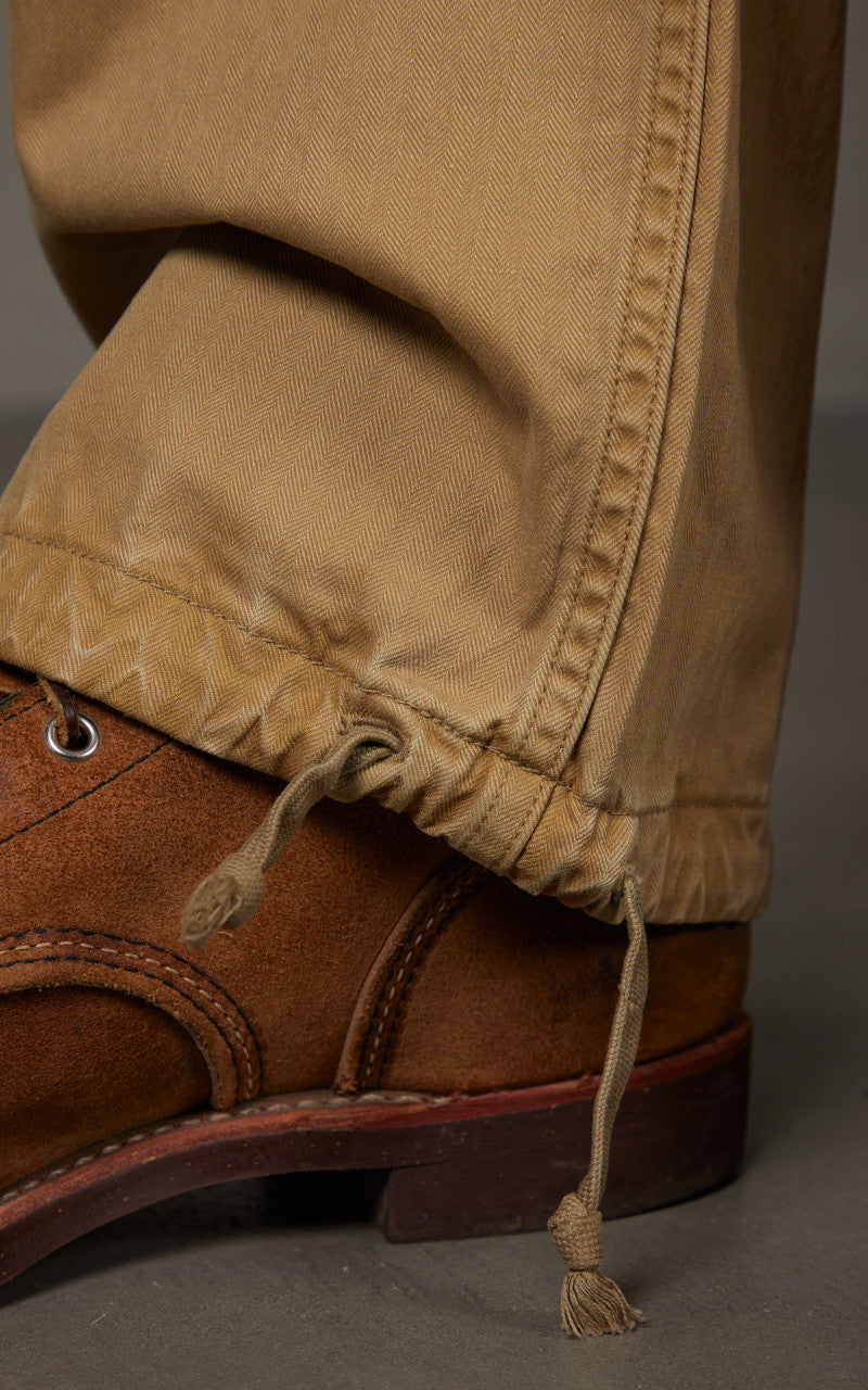 RRL Cargo Trouser Herringbone Twill Khaki