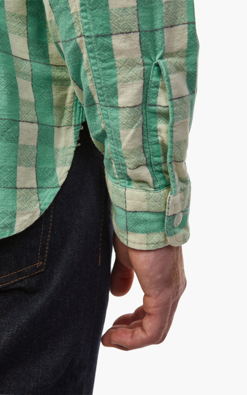 RRL Farrell Shirt Green/Cream