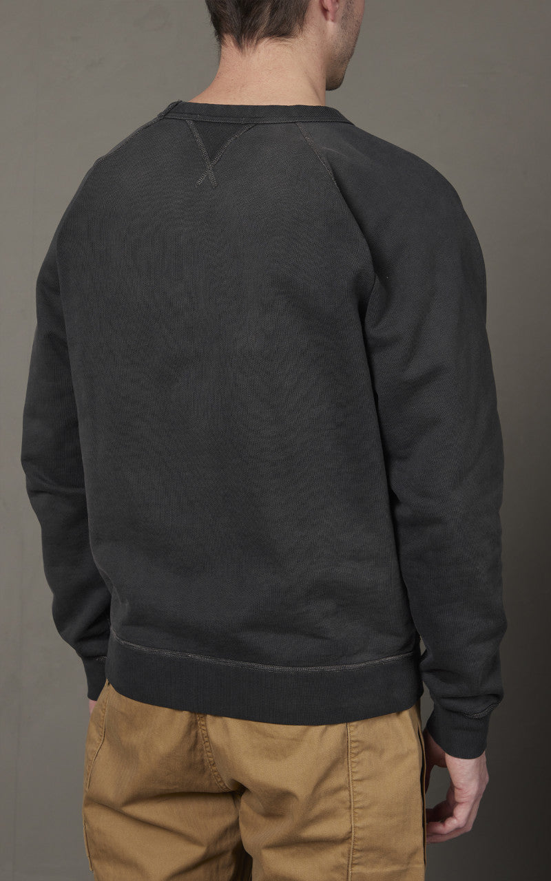 RRL French Terry Crewneck Black Indigo