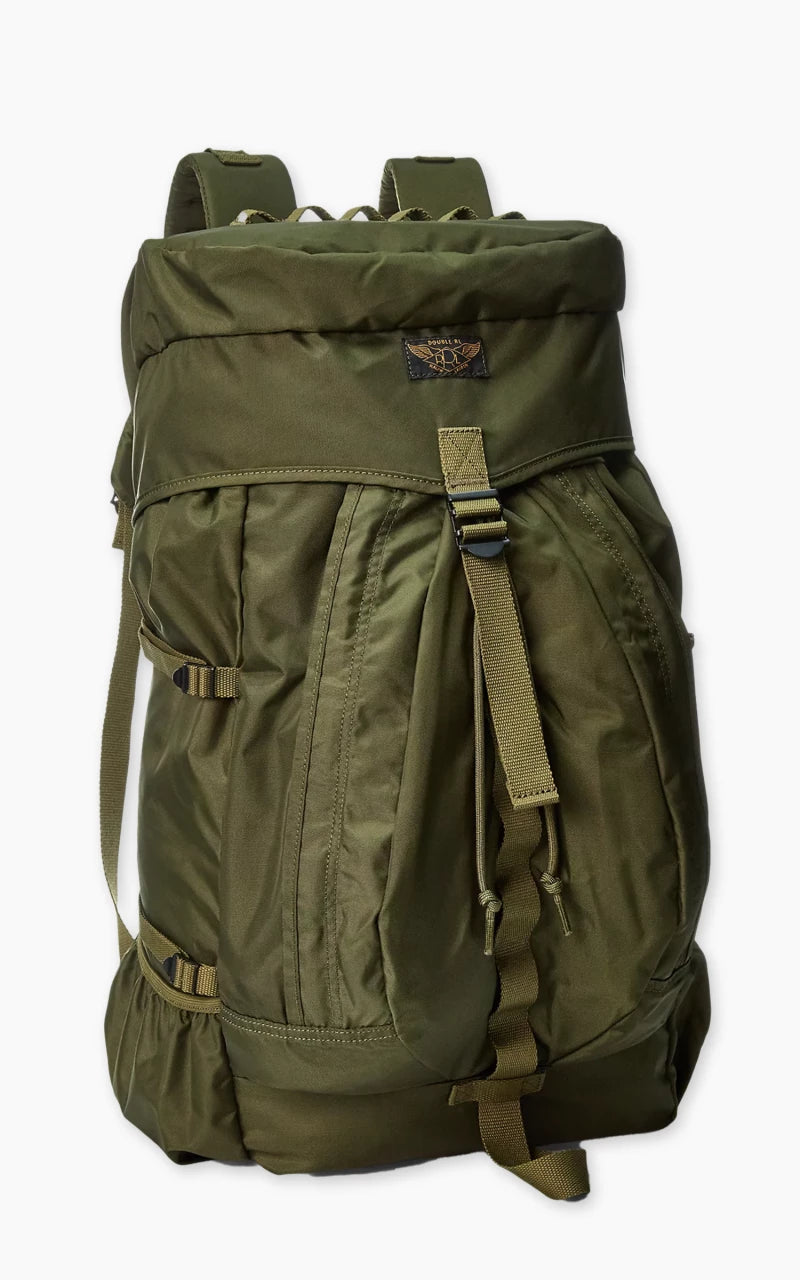 RRL Nylon Canvas Utility Backpack Olive Drab