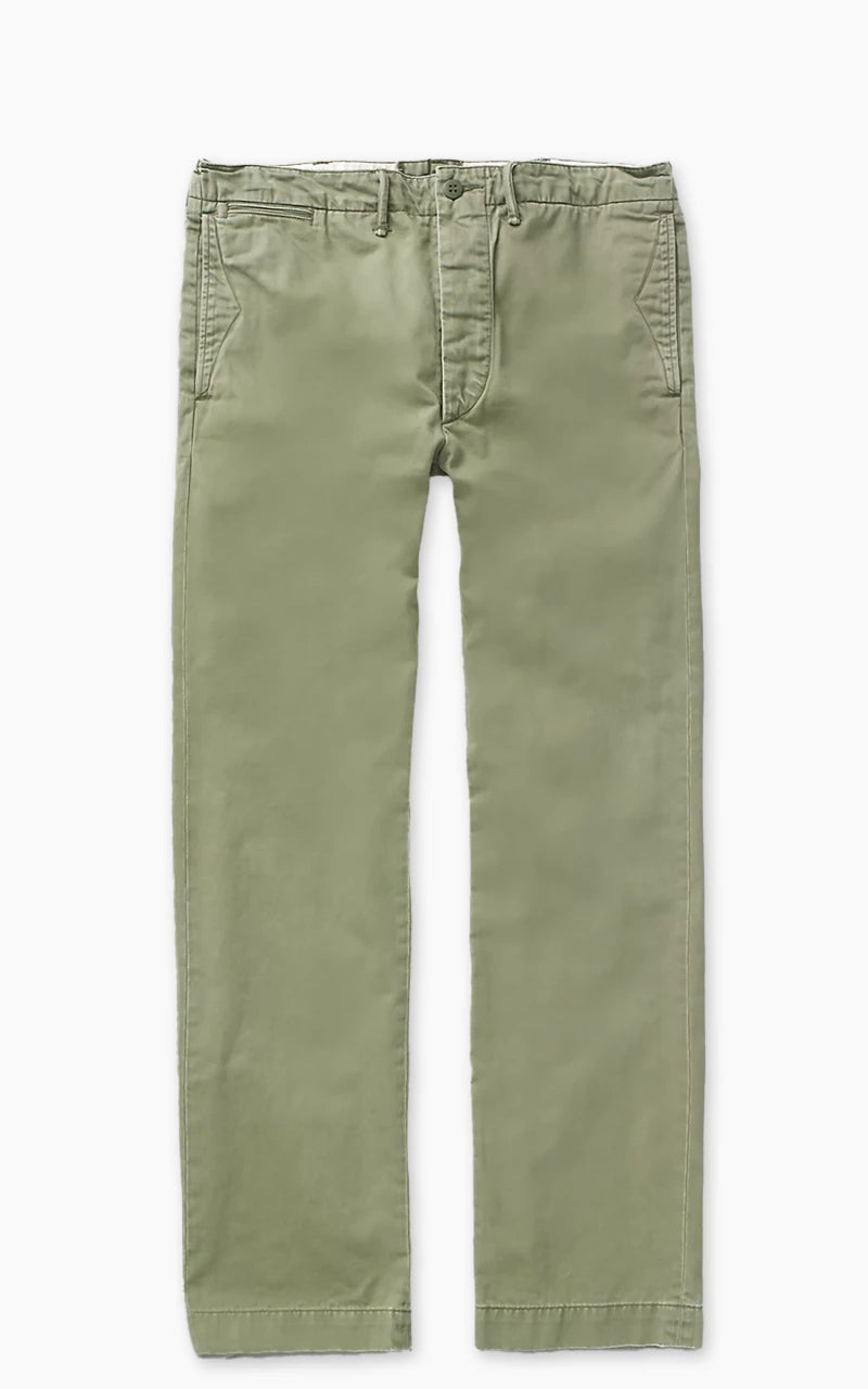 RRL Officers Flat Pants Olive