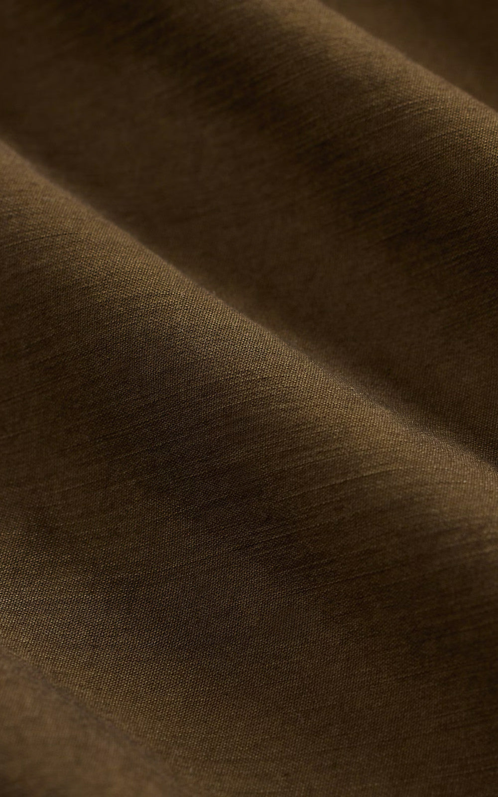 RRL Reverse-Sateen Overshirt Washed Brown