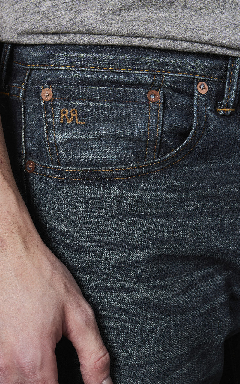 RRL Slim Fit Selvedge Jean Ridgecrest Wash