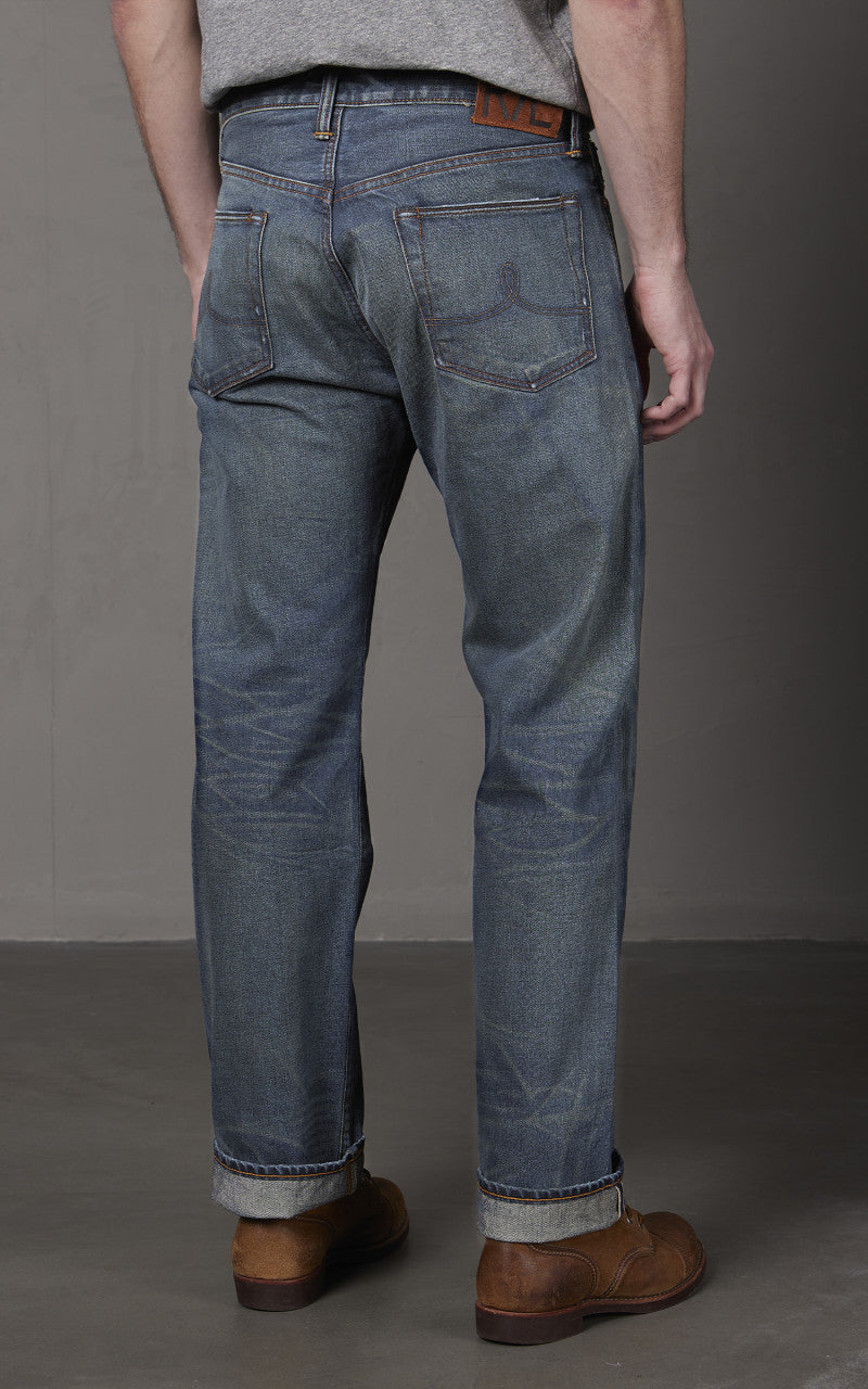 RRL Straight Fit Selvedge Jean Hawley Wash
