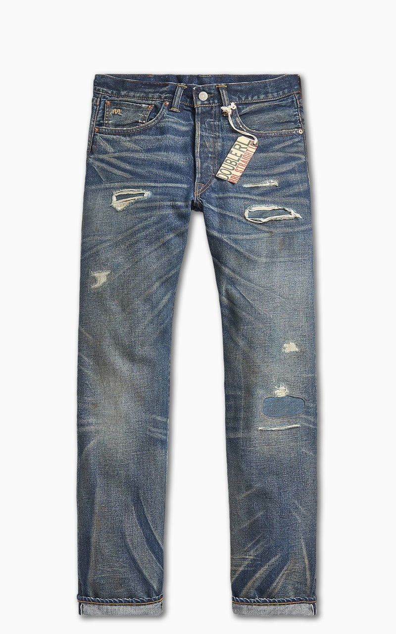 RRL Straight Fit Selvedge Jean Hawley Wash