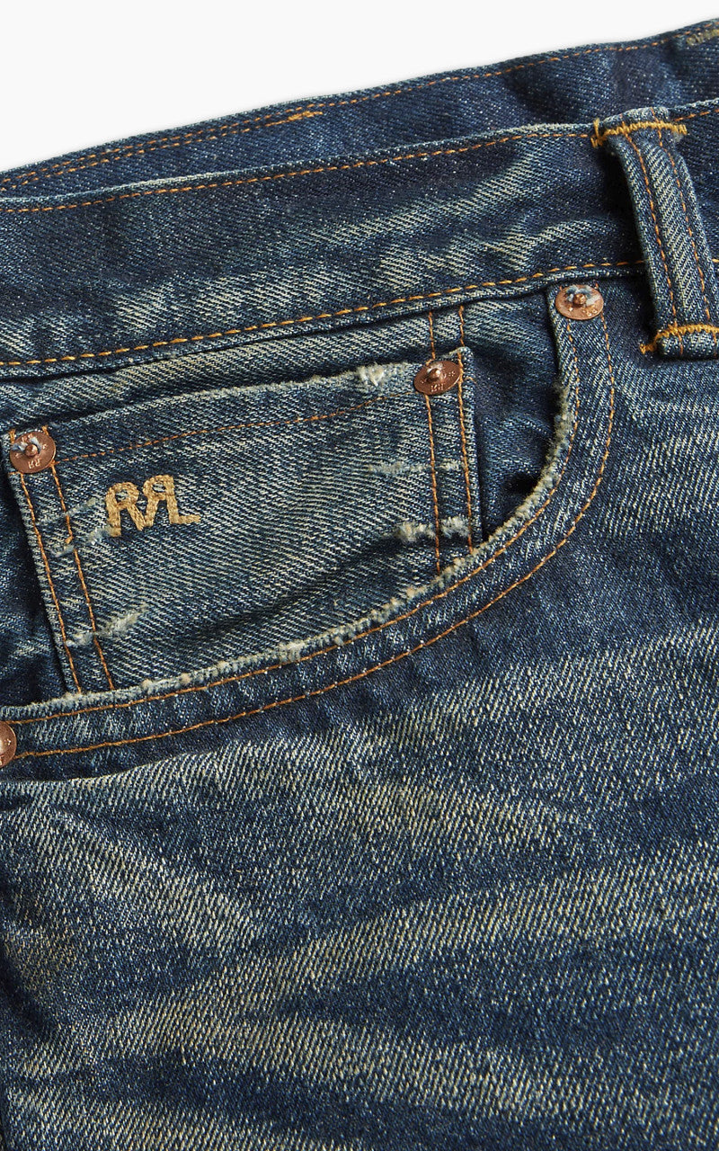 RRL Straight Fit Selvedge Jean Hawley Wash