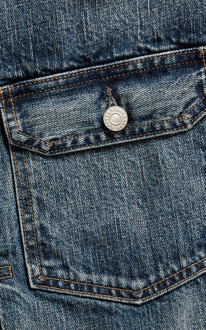 RRL Type 2 Trucker Denim Jacket Selvedge Overdale Wash