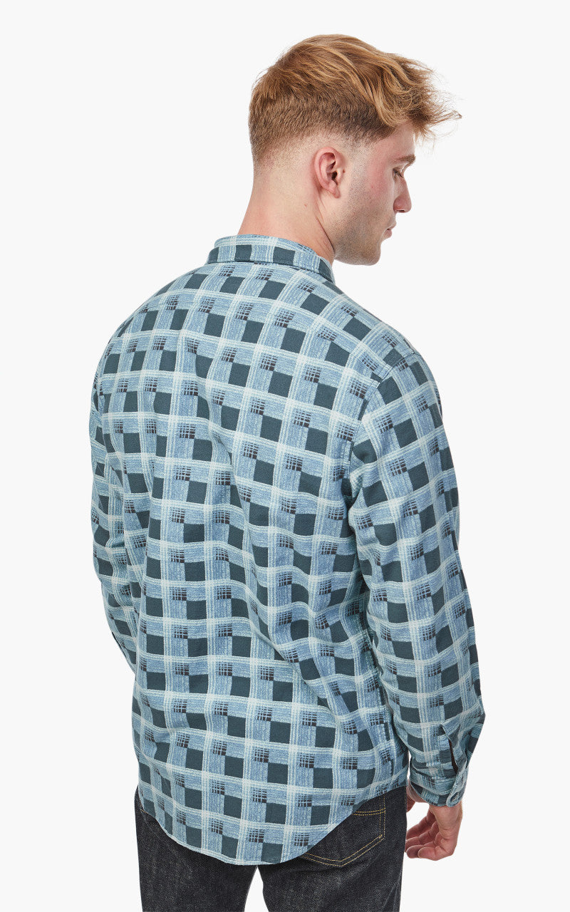 RRL Universal Camp Shirt Dark Blue