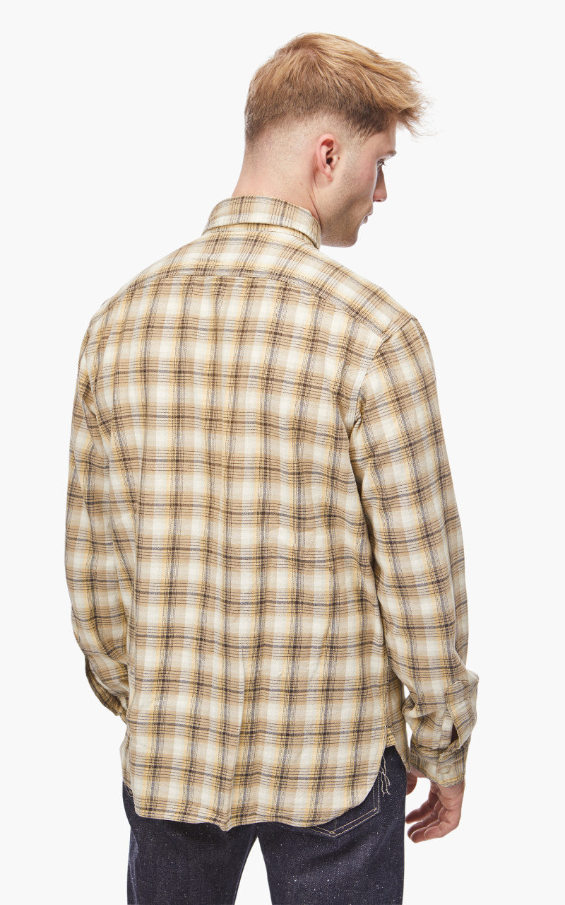 RRL Western Sport Shirt Plain Weave Tan