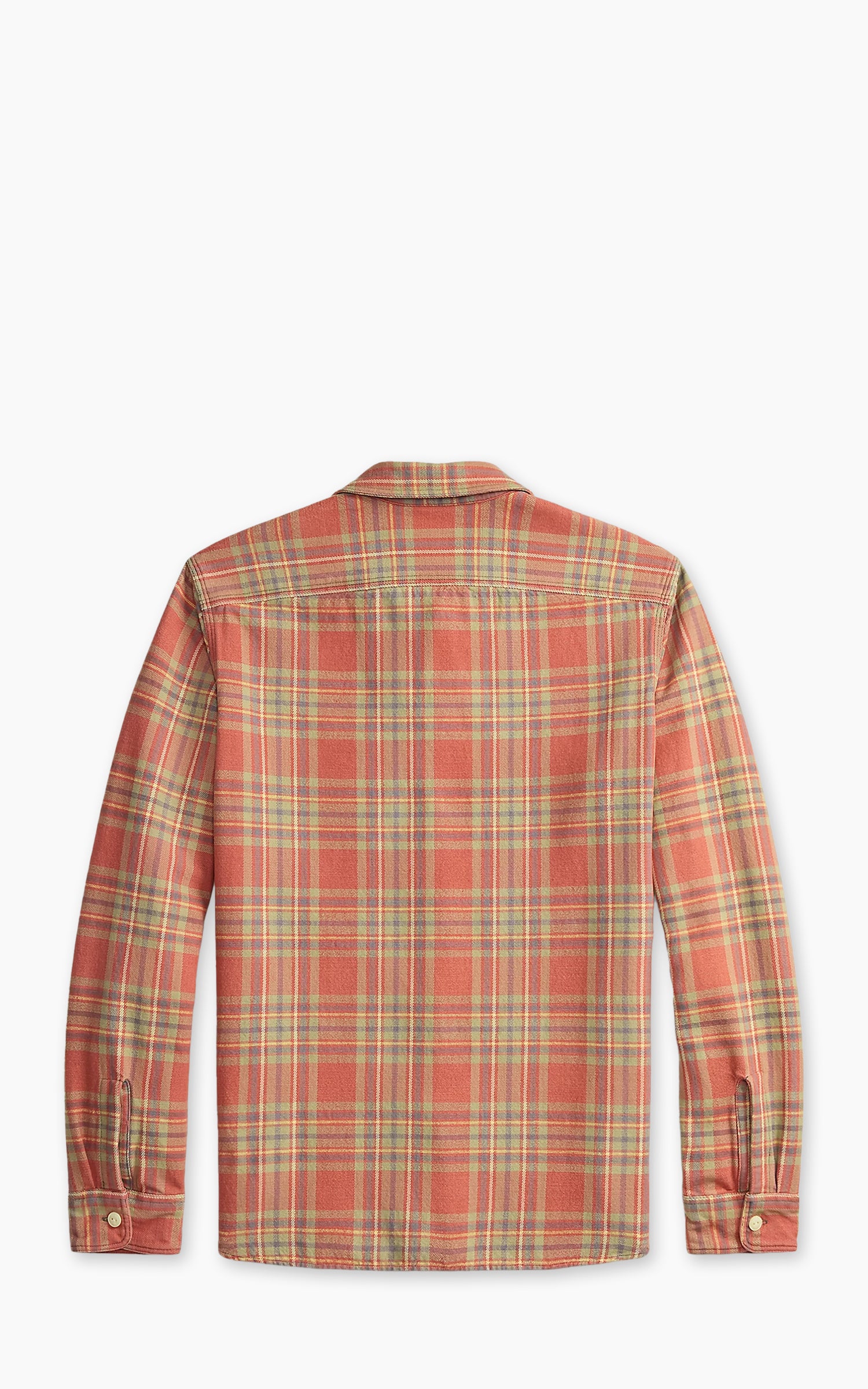 RRL Plaid Twill Workshirt Red/Blue/Green