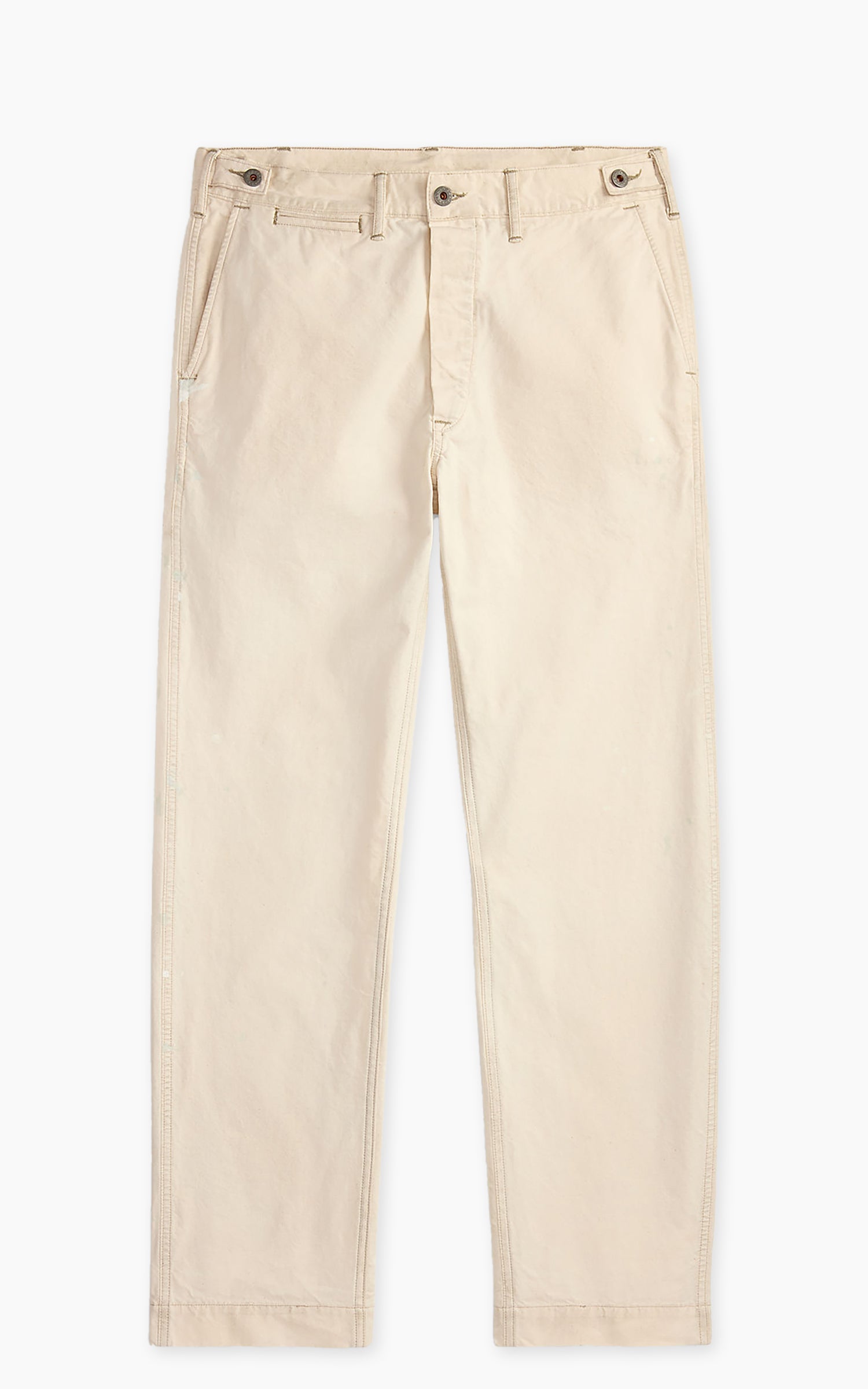 RRL Engineer Fit Canvas Carpenter Trouser Seeded Natural