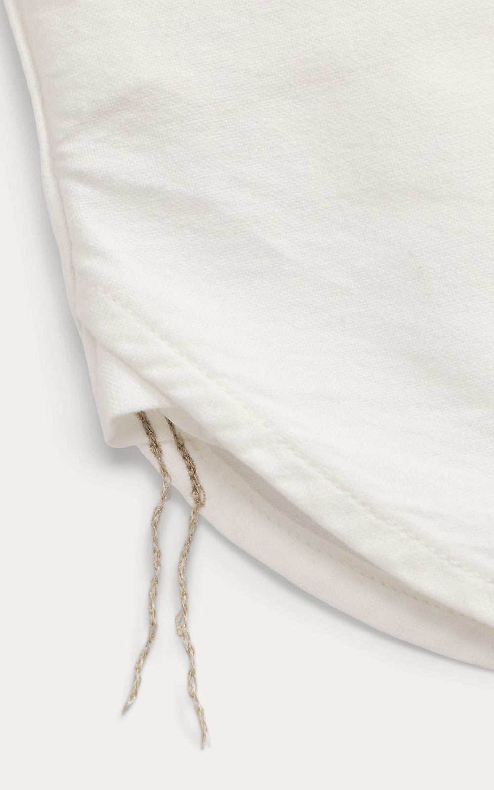 RRL Selvedge-Detailed Oxford Workshirt White