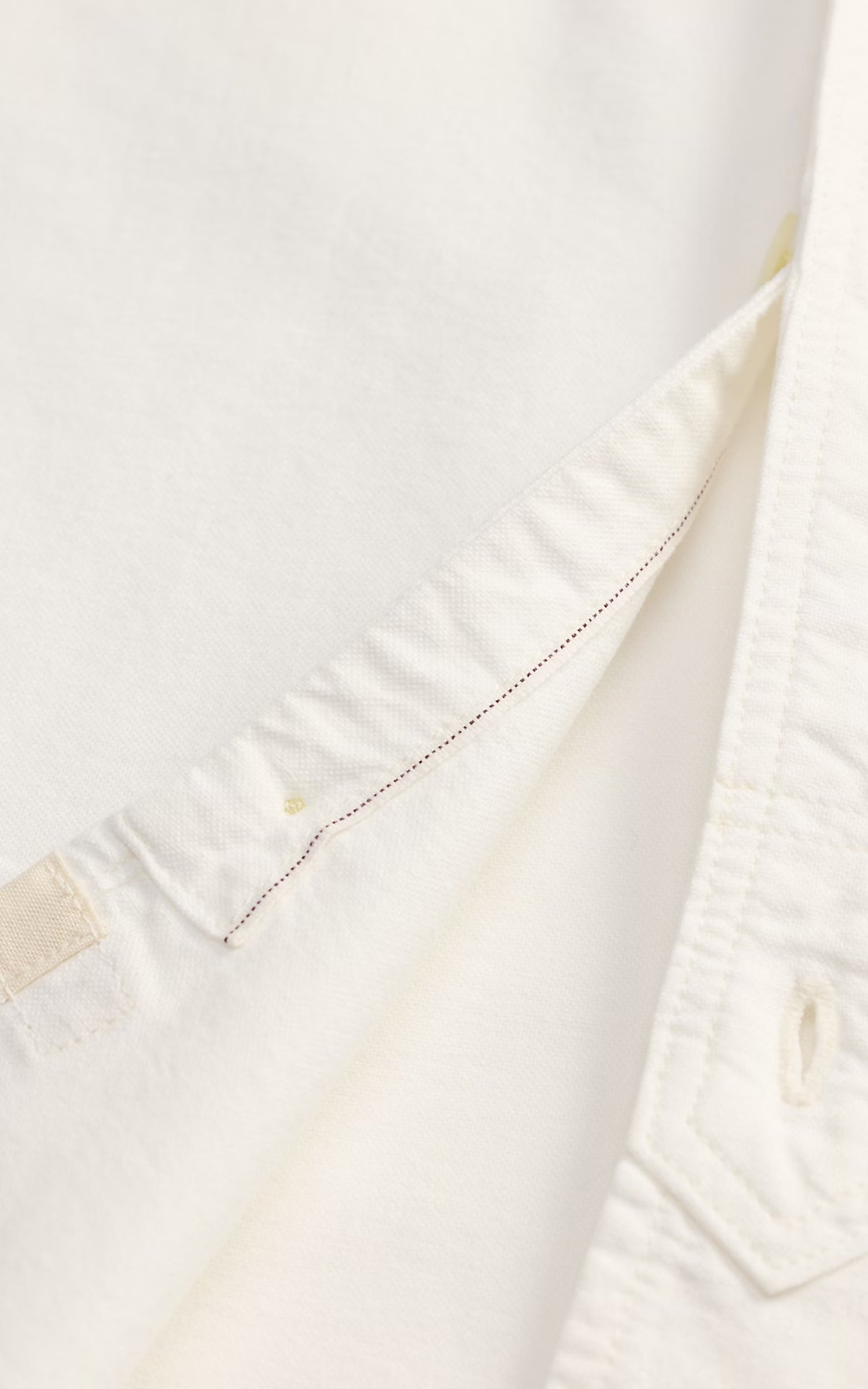 RRL Selvedge-Detailed Oxford Workshirt White