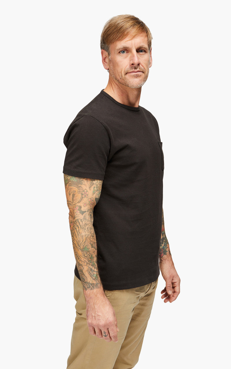 RRL 2-Pack Garment-Dyed Tees Black