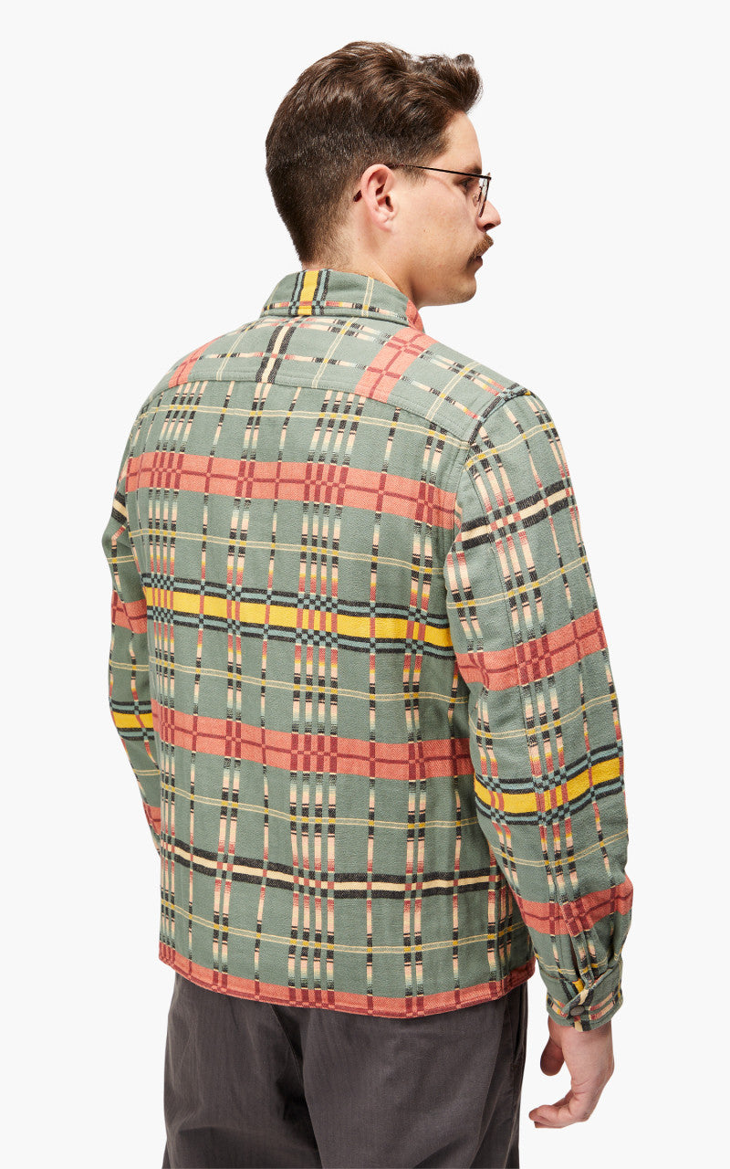 RRL Brown Bear Sport Shirt Novelty Blue/Multi