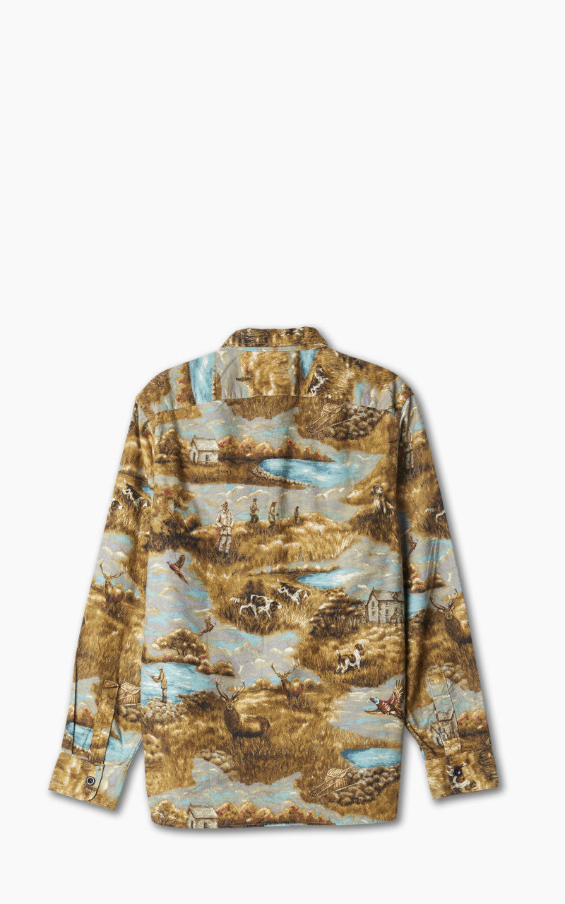 RRL Freeport WS Long Sleeve Sport Shirt Brown/Multi