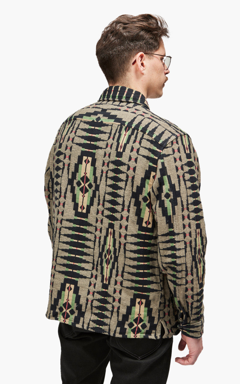 RRL Brown Bear Sport Shirt Grey/Multi
