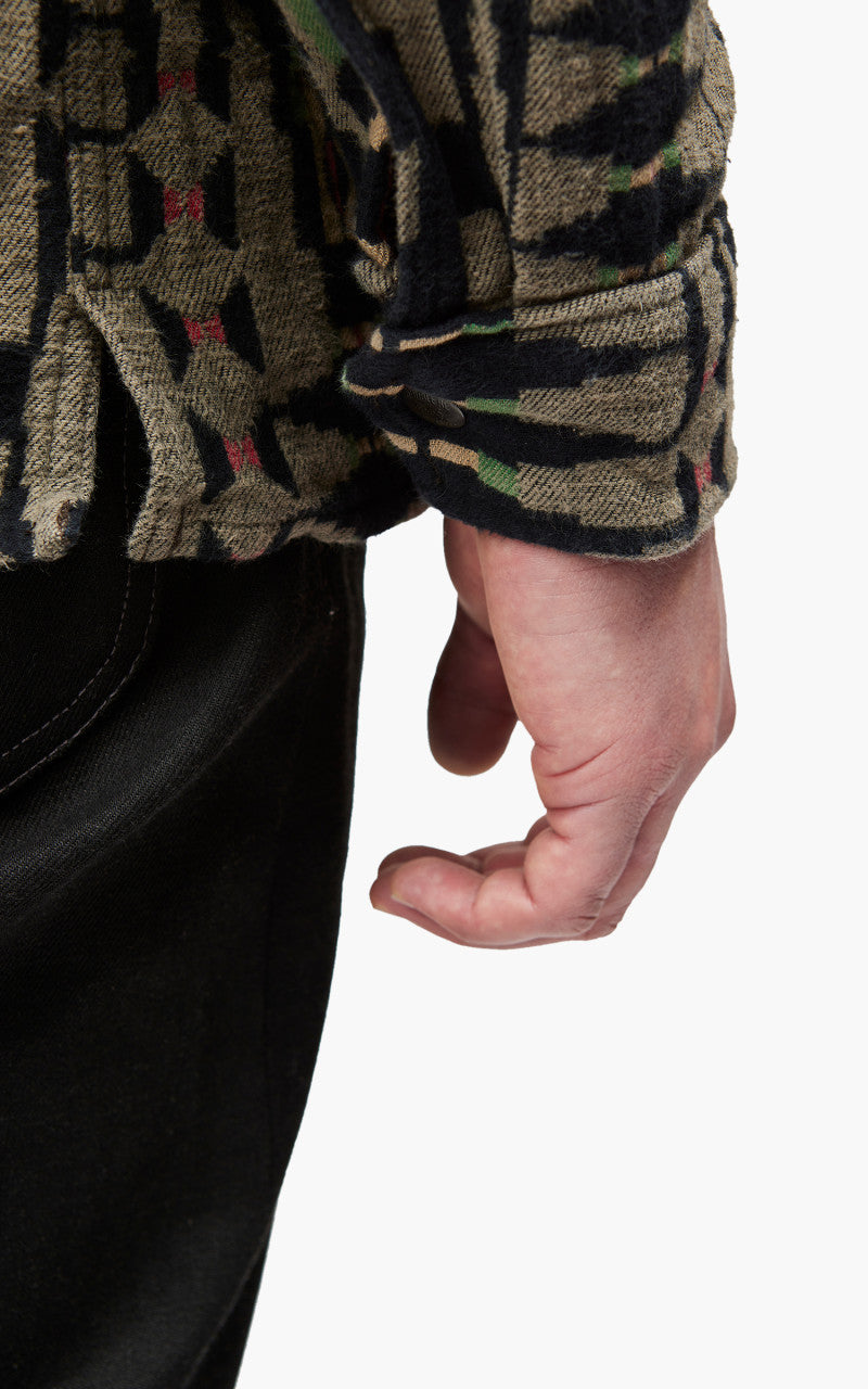 RRL Brown Bear Sport Shirt Grey/Multi