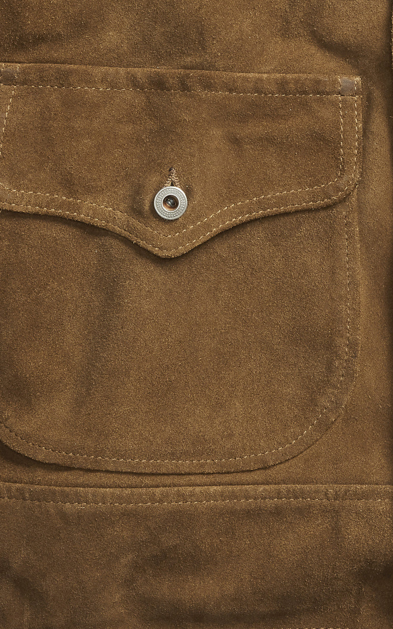RRL Alston Leather Jacket Brown