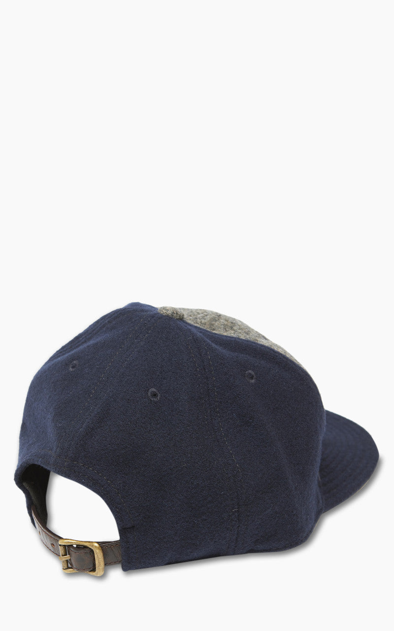 RRL 1930s Wool Ball Cap Navy/Grey