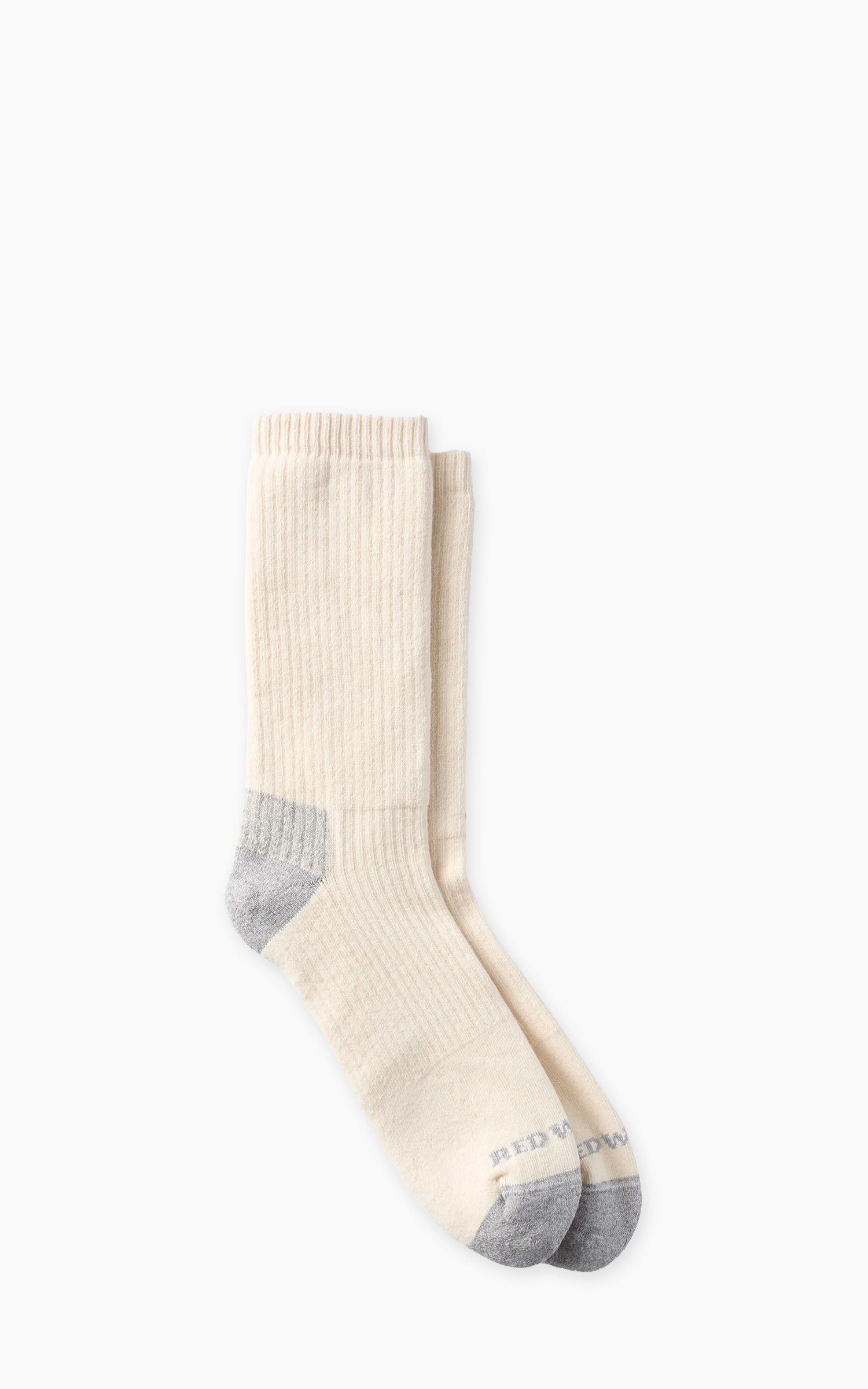 Red Wing Shoes Cushion Crew Socks Cream