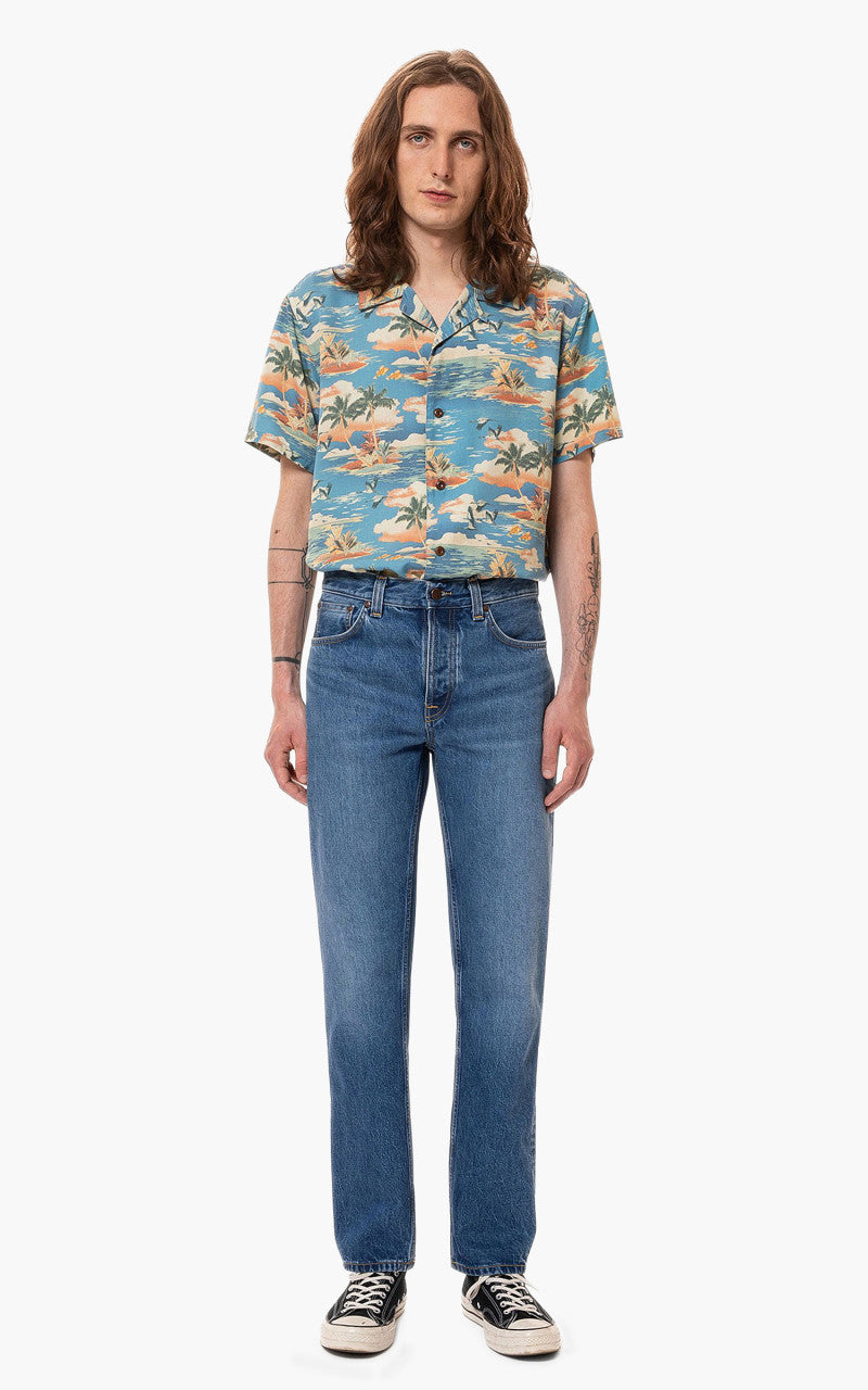 Nudie Jeans Rad Rufus Nostalgic Blue