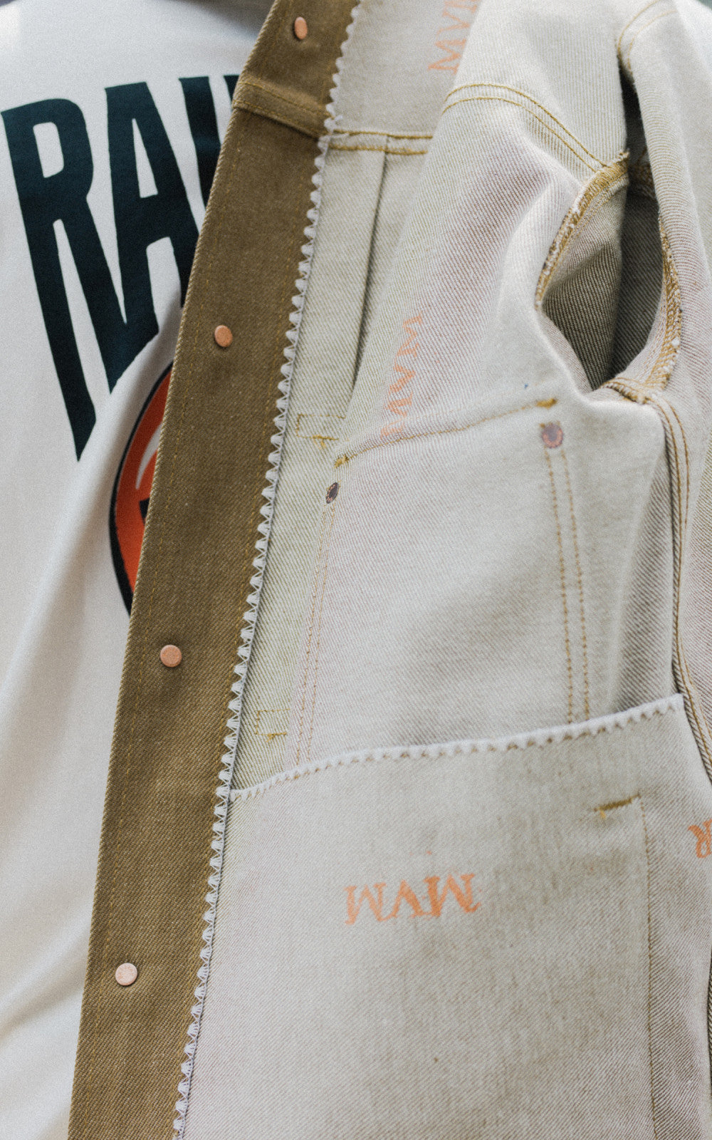 Railcar Fine Goods Rebels X105 Modern Straight Selvedge Ecru 12oz