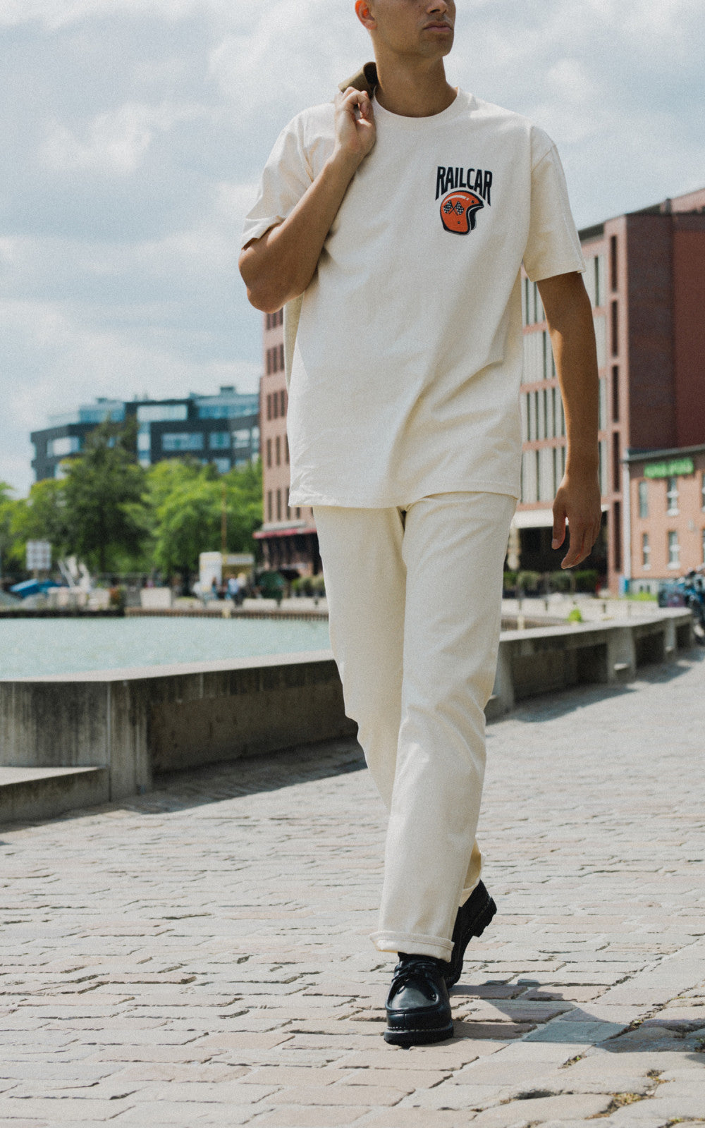 Railcar Fine Goods Rebels X105 Modern Straight Selvedge Ecru 12oz