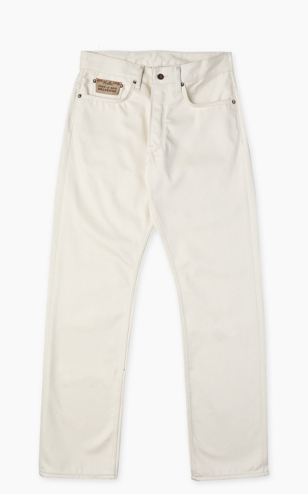 Railcar Fine Goods Rebels X105 Modern Straight Selvedge Ecru 12oz