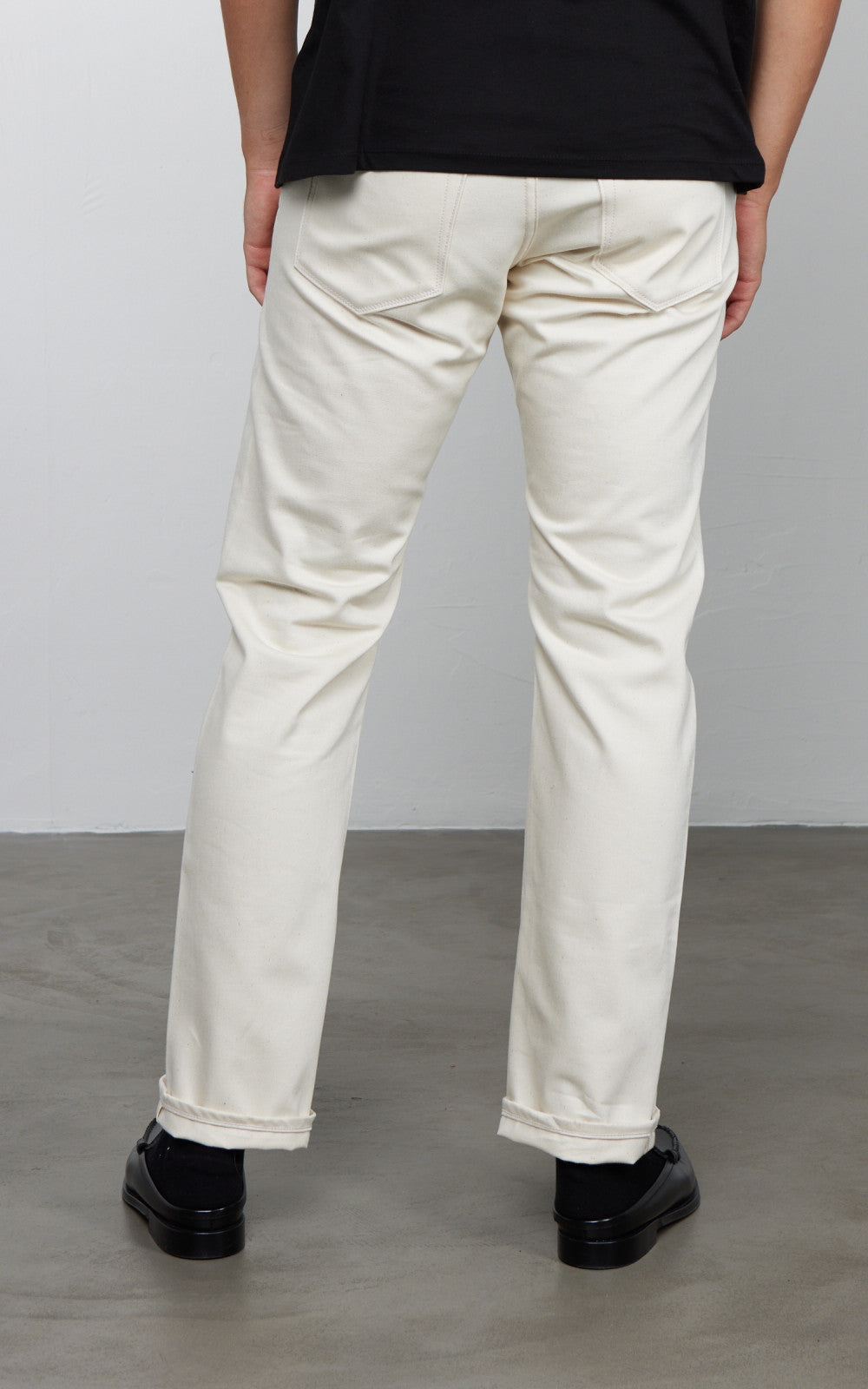 Railcar Fine Goods Rebels X105 Modern Straight Selvedge Ecru 12oz