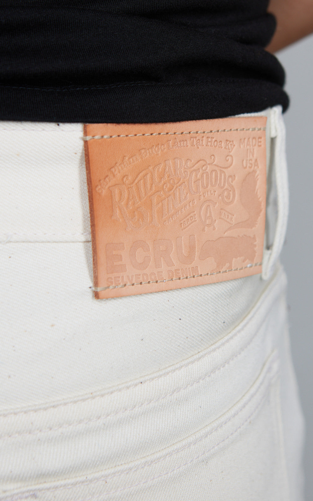 Railcar Fine Goods Rebels X105 Modern Straight Selvedge Ecru 12oz