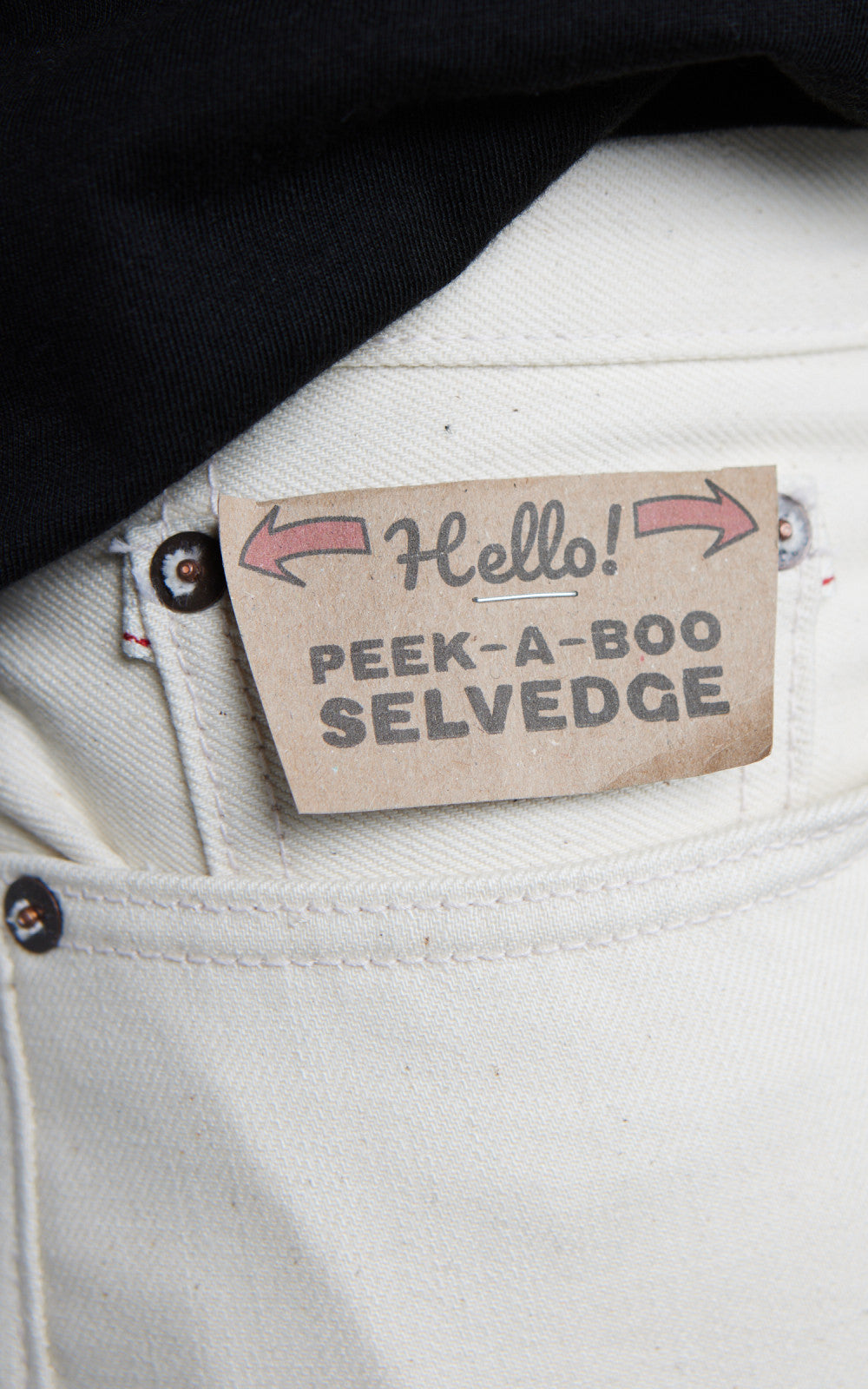 Railcar Fine Goods Rebels X105 Modern Straight Selvedge Ecru 12oz