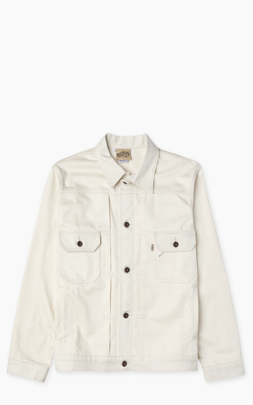 Railcar Fine Goods Type 2 Jacket Selvedge Ecru Natural 12oz