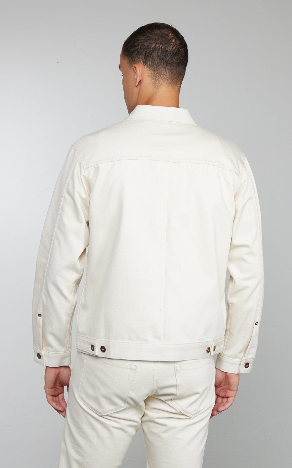 Railcar Fine Goods Type 2 Jacket Selvedge Ecru Natural 12oz