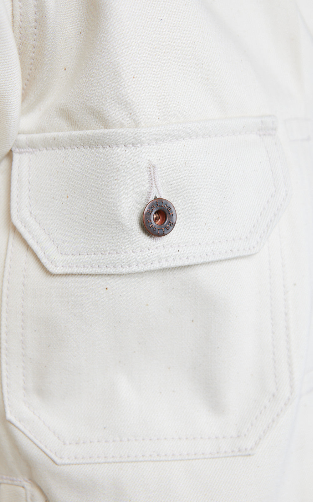 Railcar Fine Goods Type 2 Jacket Selvedge Ecru Natural 12oz