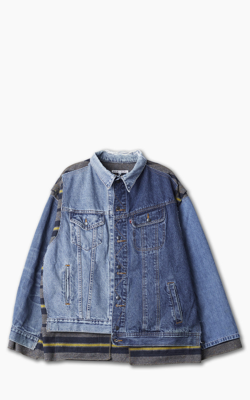 Rebuild by Needles XL デニムジャケット Needles Rebuild by Needles Jean Jacket Blanket Covered