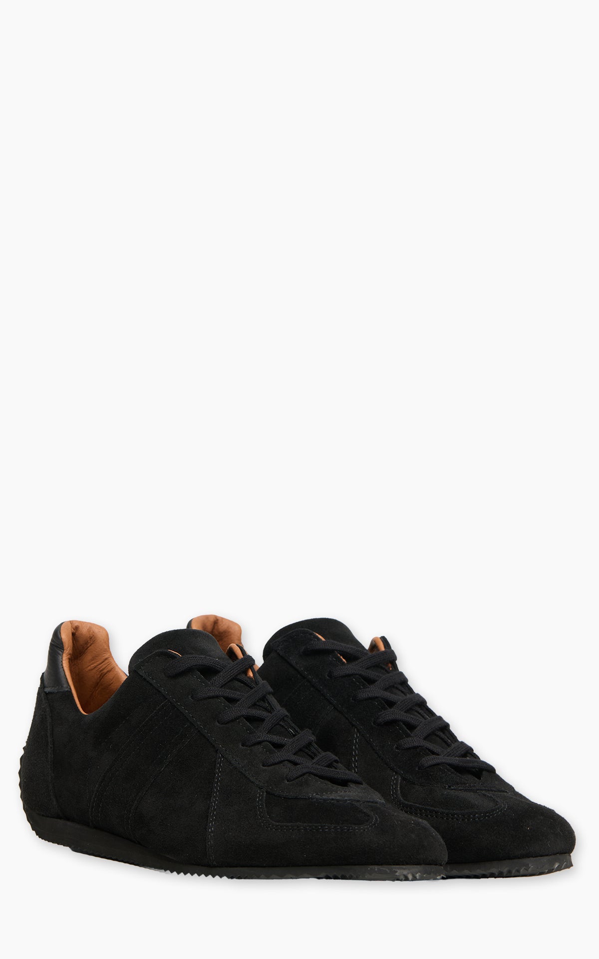 Reproduction Of Found 1749S German Military Trainer Black Suede